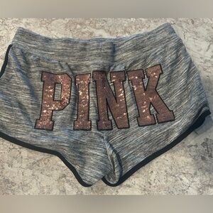 VS Pink Bling Shorts Large